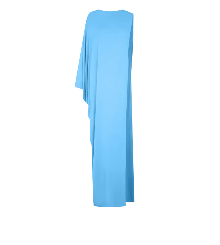 CREPE JERSEY EVENING DRESS POWDER BLUE online